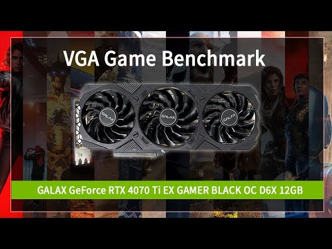  GALAX  RTX 4070 Ti EX GAMER BLACK OC D6X 12GB