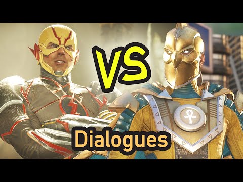 DOCTOR FATE VS PROFESSOR ZOOM REVERSE FLASH DIALOGUES QUOTE INJUSTICE 2 2020