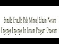 Ennulle Ennulle Pala Minnal