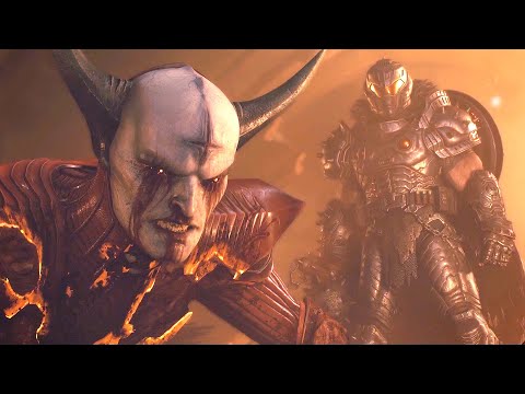 DOOM The Dark Ages - Ahzrak Boss Fight & True Ending
