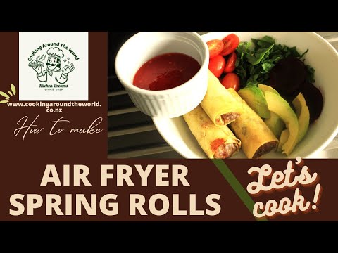 Air Fryer Spring Rolls | Lumpia Shanghai | Philippines Style Spring Rolls