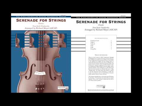 Serenade for Strings, arr. Richard Meyer – Score & Sound