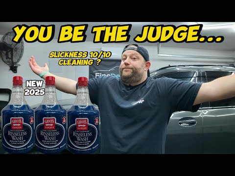 (NEW) GRIOTS RINSELESS WASH TEST & REVIEW | 2025| Rinseless Washing | How to Rinseless Wash
