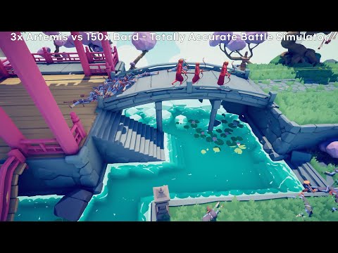 3x Artemis vs Every Units or Gods   Totally Accurate Battle Simulator