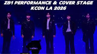 [4K] ZEROBASEONE PERFORMANCE & COVER STAGE | KCON LA 2026