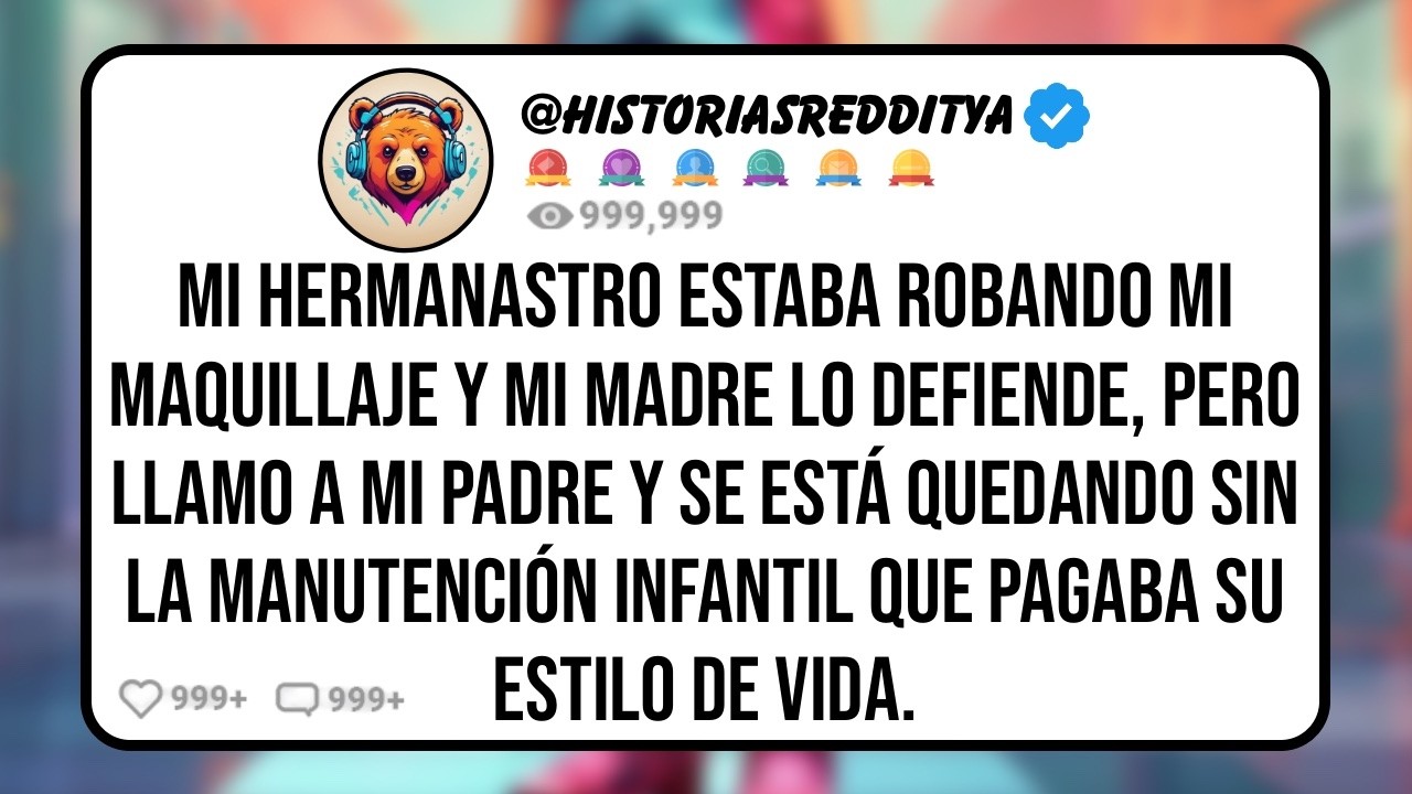 Mi HERMANASTRO Estaba Robando mi Maquillaje y mis Zapatos para Regalárselos a su Novia, pero Aho...