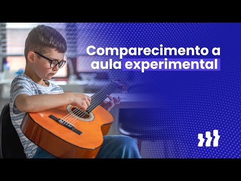 Comparecimento a aula experimental de música