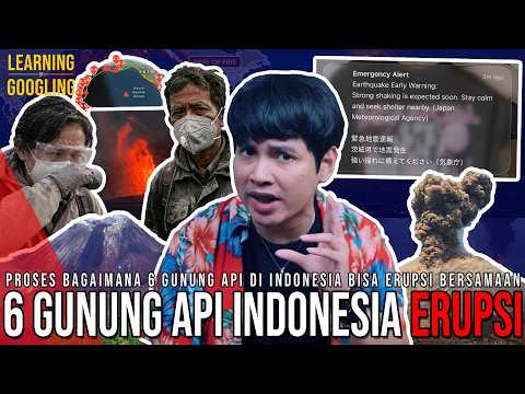 6 GUNUNG API ERUPSI BERSAMAAN! Apa Yang Terjadi Di Indonesia? Ring Of Fire Aktif? | LearnByGoogling