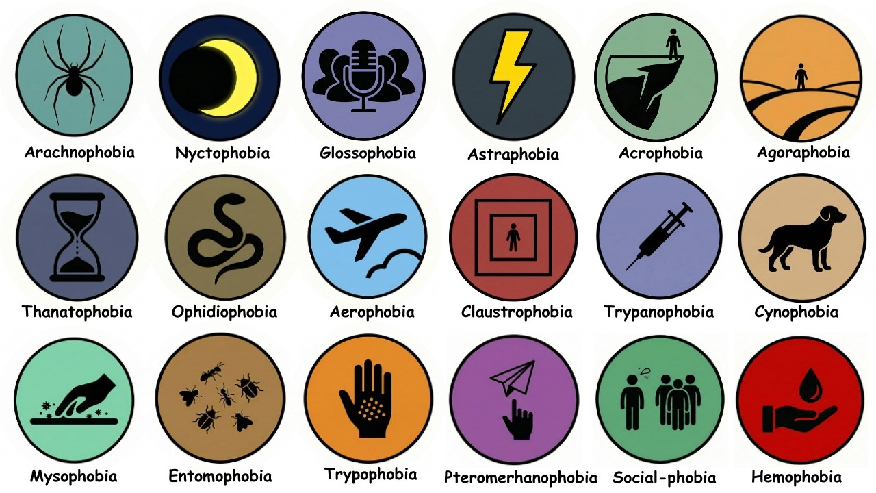 Every Most Common Type of Phobia Explained in 8 Minutes