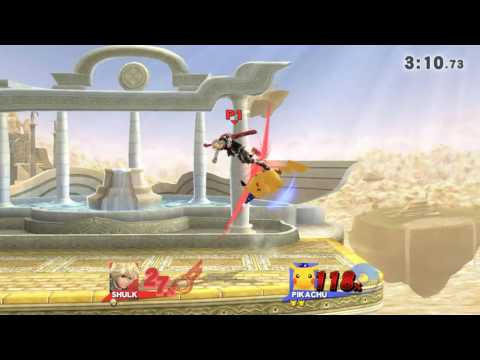 Smash Bros 4 Shulk vs Pikachu