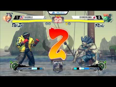 BlaqSkills (DeeJay) vs ChocoBlanka (Blanka) - EVO 2015 USF4 Pools - 720p/60fps