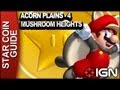 New Super Mario Bros. U 3 Star Coin Walkthrough - Acorn Plains 4: Mushroom Heights