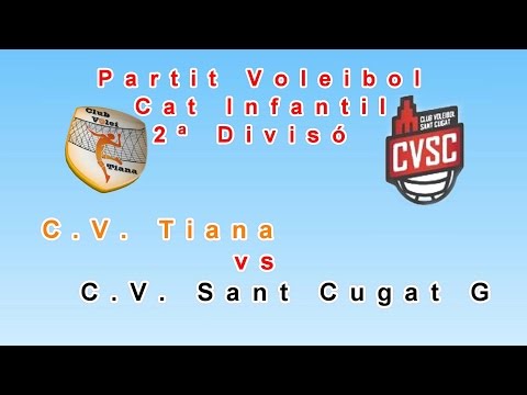 20161029 CV Tiana vs CV Sant Cugat Resum