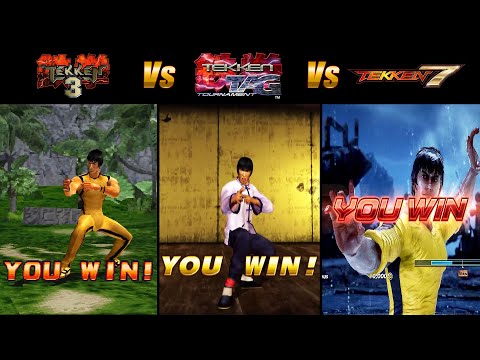 TEKKEN 3 Vs Tekken Tag Tournament Vs Tekken 7 | LAW Comparison