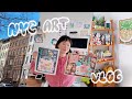 Nyc Art Vlog Mocca Festival Yarn Shopping In Brooklyn Shop Prep Apartment Updates