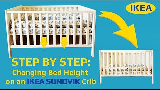 Step by step: Changing the height of the IKEA SUNDVIK cot | SURPAN cz