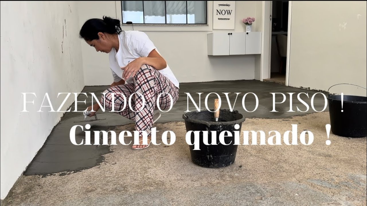 Cimento queimado, barato e o resultado incrível !