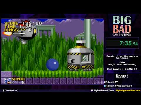BBG Marathon 2019 - Sonic the Hedgehog (Any% Anniversary) por AlecK47