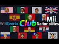 Wii Sports Club CPU Miis Nationalities Presentation