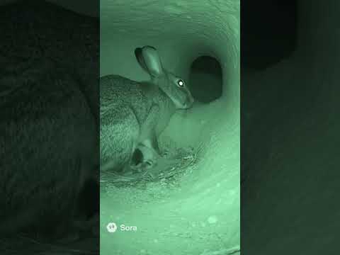 Brave Mother Rabbit Fights Off a Fox