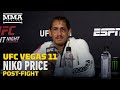 UFC Vegas 11: Niko Price Calls Draw 'Glorious,' Wants Rematch - MMA Fighting