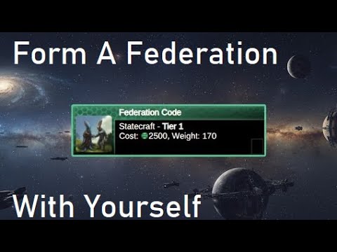 How To Form A Trade Federation With Yourself Stellaris