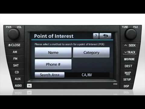 Navigation (destination screen) Prius Toyota of Slidell