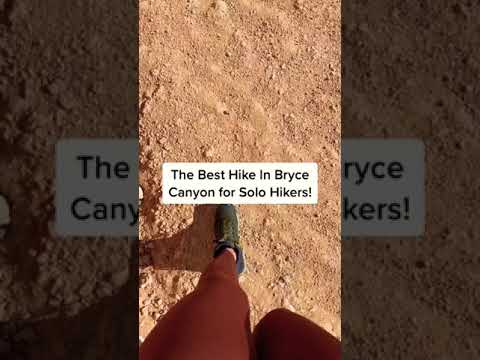 ソロハイカーに最適なブライスキャニオンのハイキング #brycecanyon #visitutah #utah #usnationalparks #hike