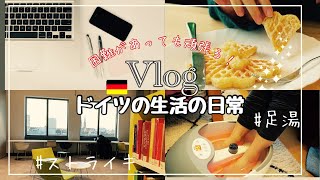 【ゆるい動画】ストライキ、エネルギー問題にも負けないドイツでの暮らし/小さな幸せ/フットバス（足湯）/ドイツのワッフル