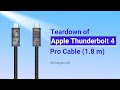 The Most Expensive Cable | Teardown of Apple Thunderbolt 4 Pro Cable (1.8 m)