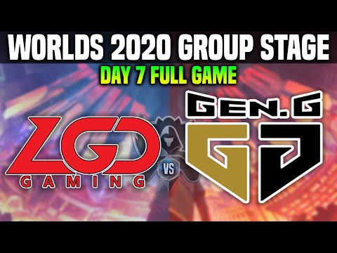 LGD vs GEN Worlds 2020 GROUPS STAGE Day 7 - LGD GAMING vs GENG Worlds 2020 GROUPS STAGE D7