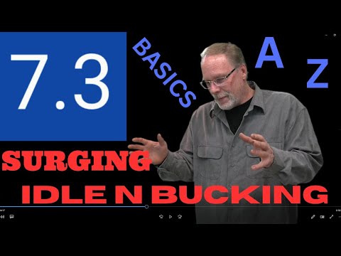 🛻📽️7.3 POWERSTROKE SURGING IDLE AND BUCKING 🚧🛑⛽🛻