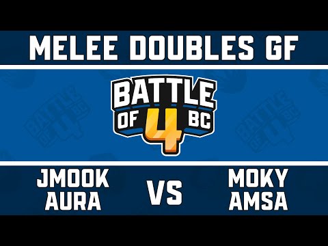 Jmook/Aura vs moky/aMSa - Melee Doubles Grand Finals - Battle of BC 4