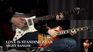 【8Finger Tap】Night Ranger - Love Is Standing Near - Guitar SOLO