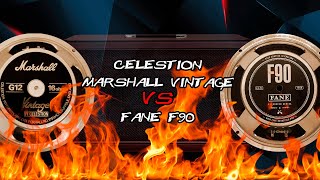 Metal Speaker Shootout: Celestion Marshall Vintage vs Fane F90