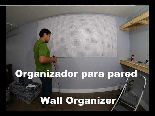 Vídeo relacionado con IMCCZONY Organizador de Pared de Tablero Perforado de 4 Piezas, Tablero Perforado para Colgar en la Pared, Tablero Perforado para Sala de Manualidades, Garaje, Cocina, Sala de Estar