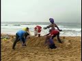 The Wiggles Santa Claus Is Destroying A Sandcastle At Wiggle Bay