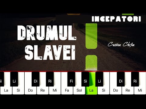 Drumul slavei trece si pe la cruce TUTORIAL PIAN INCEPATORI  Negativ Instrumental Cristian Chifan
