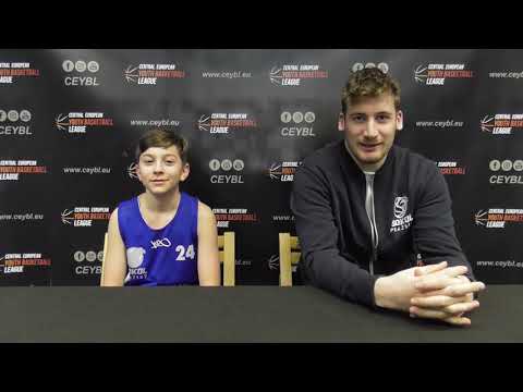 CEYBL U13 - Press conference, 3.4. 2022, HAKRO Merlins Crailsheim - Sokol Pražský