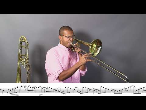 2020-2021 TMEA All State Tenor Trombone Etude #2 (G Minor page 4 from Voxman Selected Studies)