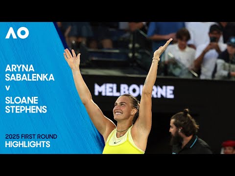 Aryna Sabalenka v Sloane Stephens Highlights | Australian Open 2025 First Round