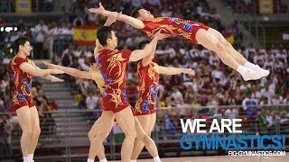 preview picture of video '2012 Aerobic Worlds SOFIA -  Group Final - We are Gymnastics!'