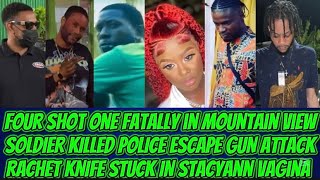 Download lagu Four Shot One Fatally Back Bush Mountain View   Soldier Killed Police Escape Gun Transaction Attack  mp3