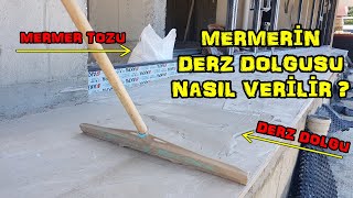 #MERMER #DERZ #DOLGUSU NASIL #VERİLİR ? / #MERMER #DERZ #ARALARI NASIL