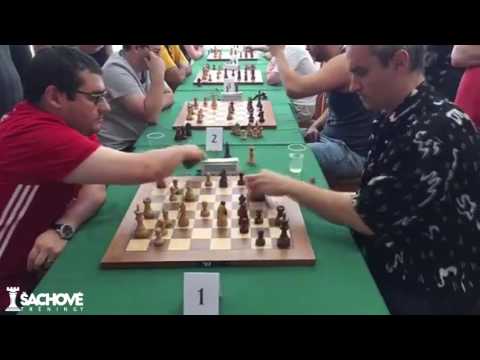 GM Movsesian - GM Maník (blitz game)