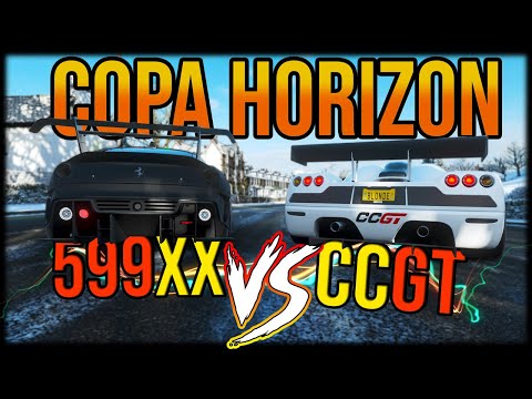 COPA HORIZON FERRARI 599XX EVO vs KOENIGSEGG CCGT - Forza Horizon 4 Online