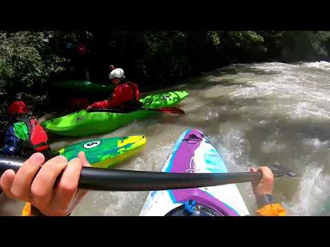 French alps kayaking trip 2019