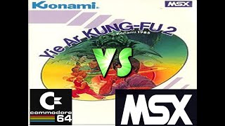 C64 VS MSX  - Yie Ar Kung-Fu II