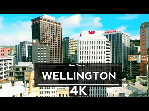 Wellington , New Zealand 🇳🇿 4K by drone Travel