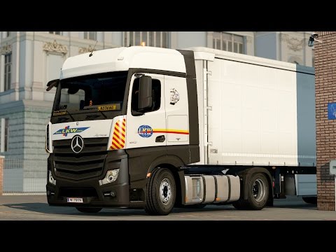 ETS 2 1.25 RusMap v1.6.3 Mercedes Benz Actros MPIV  Valday - Pskov